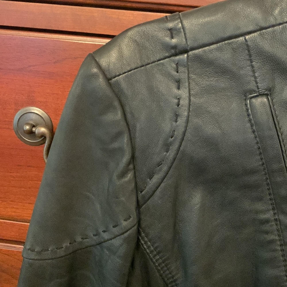June 100% Genuine Leather Jacket - Picture 4 of 11